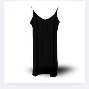 Black Silky Slip by Only Hearts